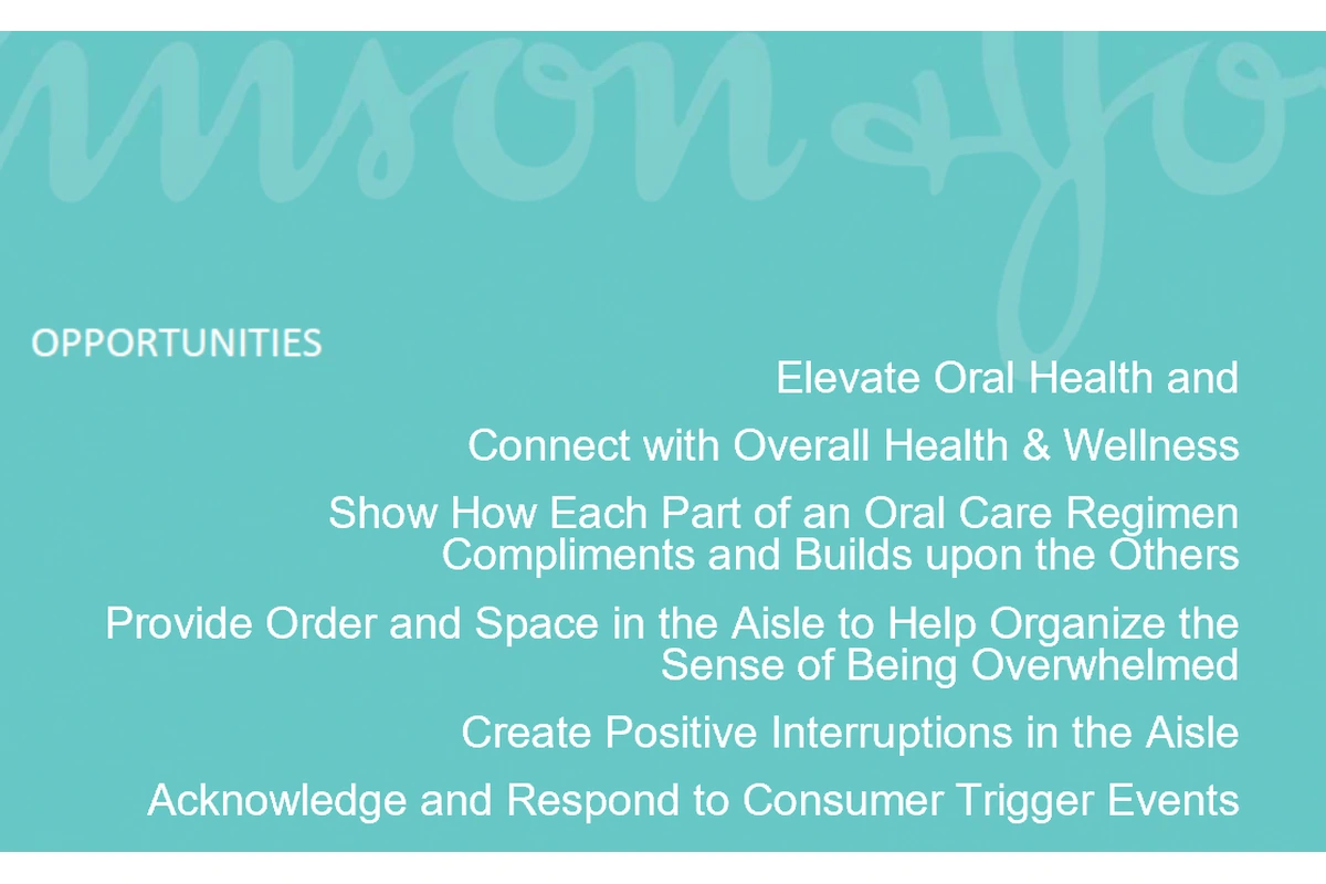 Oral care opportunities summary